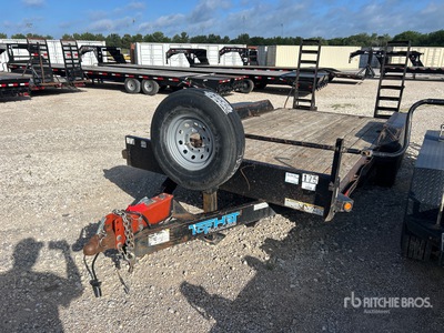 2016 Top Hat EH16X7-14H-F 16 ft T/A Equipment Trailer