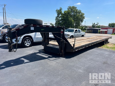 2018 Big Tex 25GN-40BK8SIR 40 ft T/A Gooseneck Flatbed Trailer