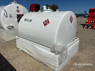 2026 AM Tank 1000 1050 gal Skid Mounted Steel Diesel Tank (Unused)