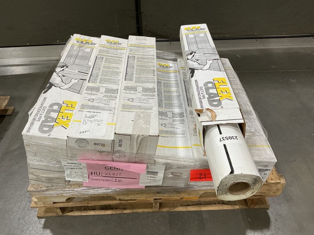 (10) Rolls of FlexClad 400 Aluminum Duct & Pipe Waterproofing Membrane