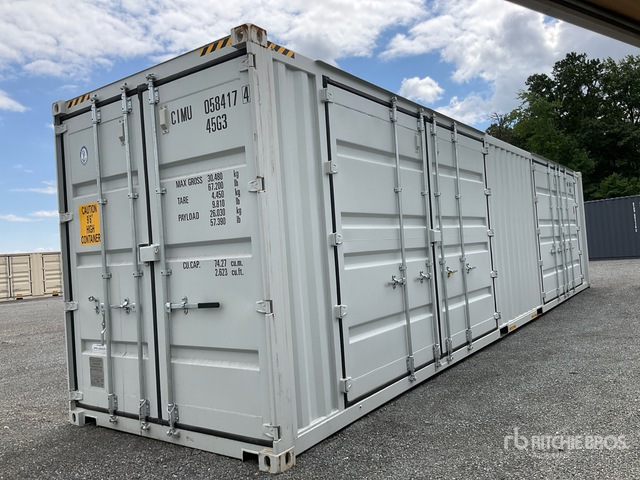 2026 40 ft High Cube Multi-Door Storage Container