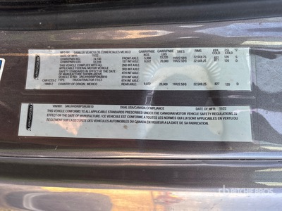 2023 Freightliner Cascadia 126 6x4 T/A Sleeper Truck Tractor