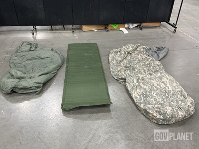 (33) Sleeping Bags, (27) Self-Inflating Sleeping Mats & Assorted Items