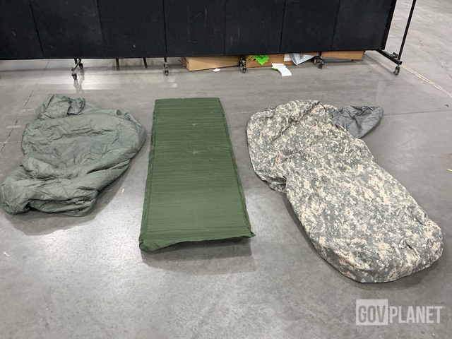 (33) Sleeping Bags, (27) Self-Inflating Sleeping Mats & Assorted Items