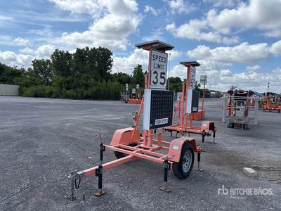 2018 K&K Systems Electric Radar Speed Monitor Trailer - Fits Truck