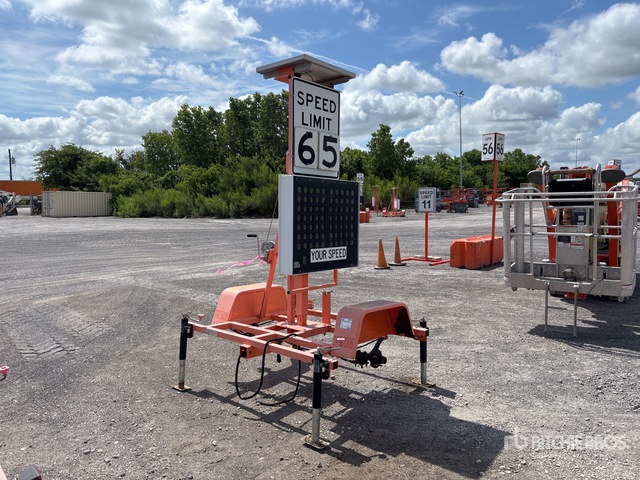 2018 K&K Systems Electric Radar Speed Monitor Trailer