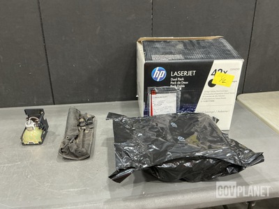 (15) Electronic Cases, (2) Cartridges, (6) Projector Bulbs & Assorted Items