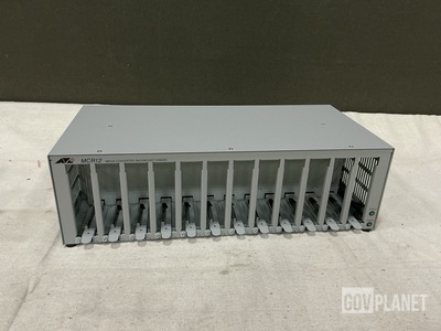 (5) Allied Telesyn MCR12 Media Converter Rackmount Chassis