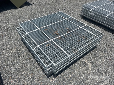 Quantity of (8) 42.5 x 48 x 1.5 Hot Dipped Galvanized Grates