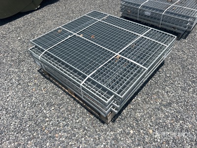 Quantity of (8) 42.5 x 48 x 1.5 Hot Dipped Galvanized Grates