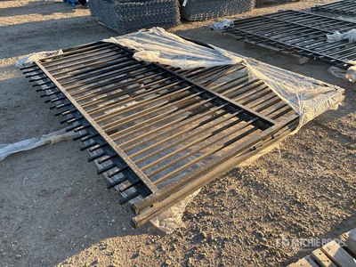 2026 SKLP SK-HLM20 20 ft x 7 ft Wrought Iron Bi-Parting Brama wjazdowa