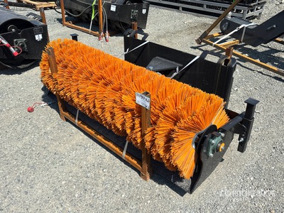 2026 GIYI GY-SE61 64 in Skid Steer Broom (Unused)