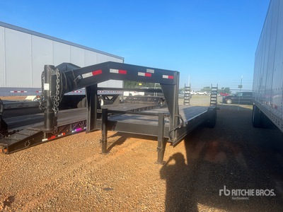 2023 Max Built 14000 lb 32 ft T/A Gooseneck Plant Trailer