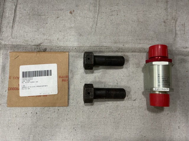 (13) Shims, (1) Check Valve, (25) Machine Bolts & Assorted Items (13) Shims, (1) Check Valve, (25) Machine Bolts & Assorted Items