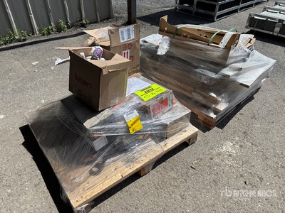Quantity of Misc HVAC/construction installation materials and hardware