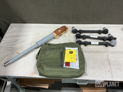 (2) Raft Cases, (5) Tie Rods, (1) Shock Absorber & Assorted Items