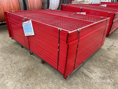 Quantity of Canex 8 ft x 6 ft Powder Coated Temporary Bauzaun