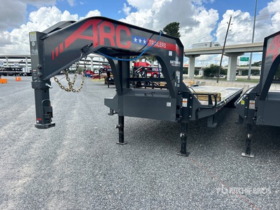 2026 Metalium Industries 40 ft T/A Gooseneck Remolque Portamaquinaria