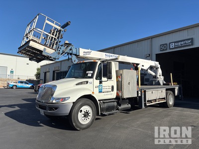 Manitex Sx70 5400 lb Straight Boom on 2004 International 4300 4x2 Manitex Autocarro cassone fisso con gru