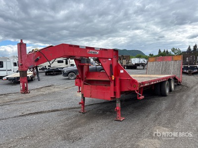 2008 Big Tex 24 ft T/A Gooseneck Remolque Portamaquinaria