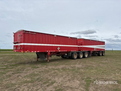 2000 Doepker 27 ft Tri/A Super B-Train Lead Remorque à grains