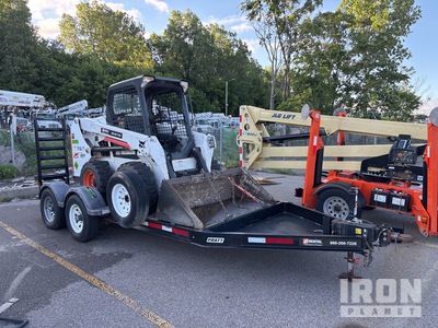 2020 Bobcat S550 Skid Steer Loader w/2020 Pratt CP0614 T/A Equipment Trailer