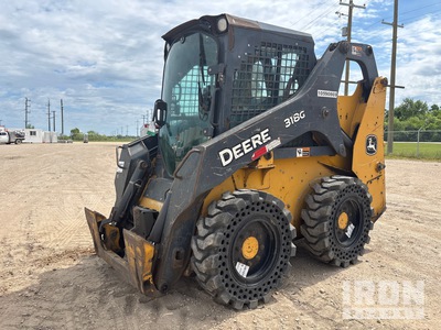2017 John Deere 318G Skid Steer Loader