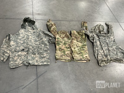 (19) Cold Weather Parkas, (44) Wet Weather Jackets & Assorted Items