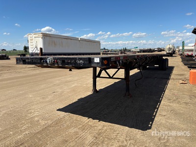2007 Manac 10253A02 53 ft T/A Flatbed Trailer