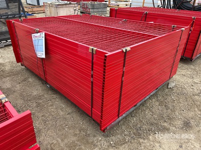 Quantity of Canex 8 ft x 6 ft Powder Coated Temporary Bauzaun