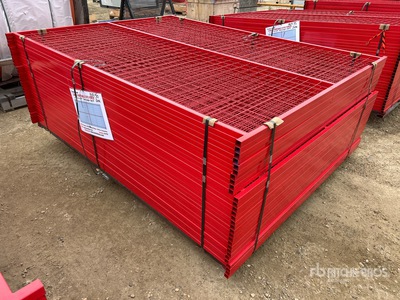 Quantity of Canex 8 ft x 6 ft Powder Coated Temporary Bauzaun