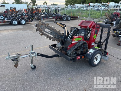 Toro TRX16 Tracked Trencher w/2021 Teske T22979 Trailer