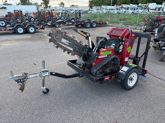 2021 Toro TRX16 Tracked Trencher w/2021 Teske T22979 Trailer