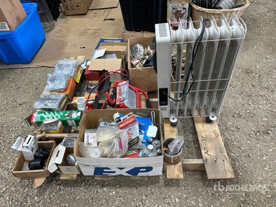 Quantity of Plumbing and Electrical Parts, Electrical Oil Heater