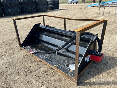 2026 Raytree RMRB72 72 in Q/C Power Rake Bucket Skid Steer Bucket (Unused)