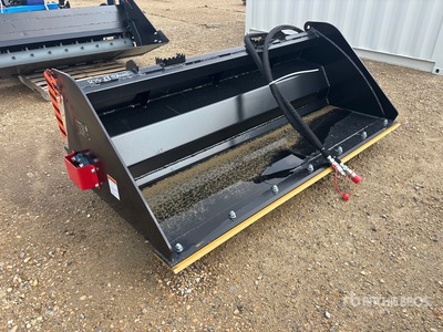 2026 Raytree RMRB72 72 in Power Rake Skid Steer Bucket (Unused)