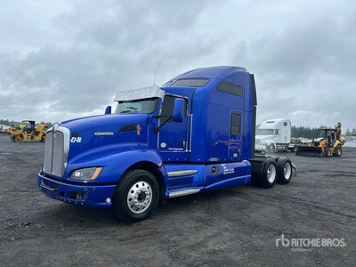 2012 Kenworth T660 6x4 T/A Sleeper Truck Tractor (Inoperable)