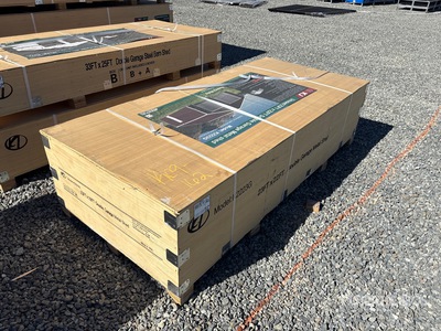 KJ K2223G 7 ft 3 in x 3 ft 4 in Double Garage Metal Lagerhaus