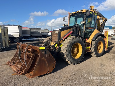 2007 Cat 444E 4x4x4 لودر خلفي