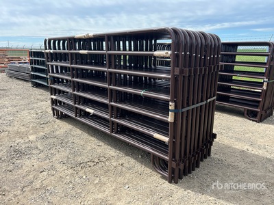 Quantity of (21) 2026 BYT MRSDRP12 12 ft 7 Rail Ranch Livestock Panel (Unused)