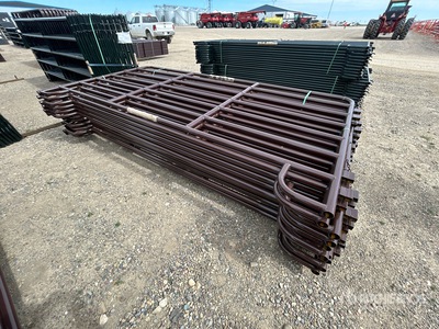 Quantity of (12) 2026 BYT MRSDRP12 12 ft 7 Rail Ranch Livestock Panel (Unused)