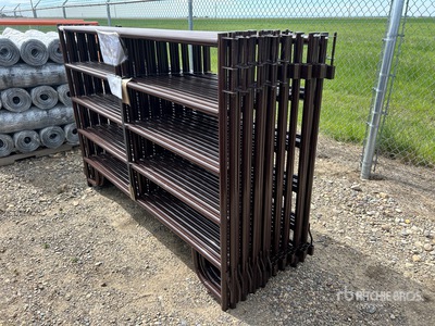 Quantity of (18) 2026 BYT RP76 7 ft 6 in Ranch Livestock Panel (Unused)