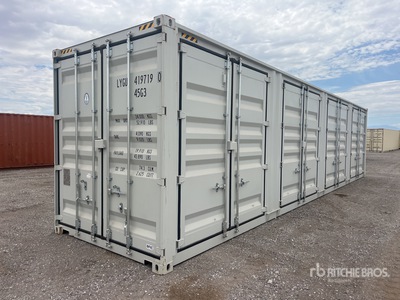 2026 40 ft High Cube Multi-Door Storage Container