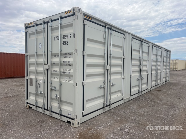 2026 40 ft High Cube Multi-Door Storage Container