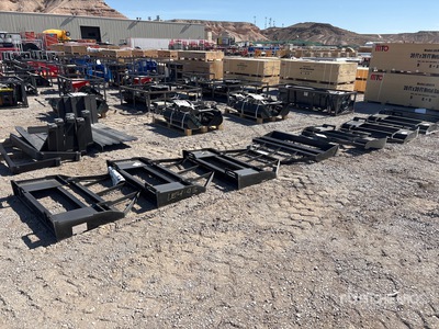 Quantity of (8) 2026 Mower King SA 48 in Skid Steer Forks (Unused)