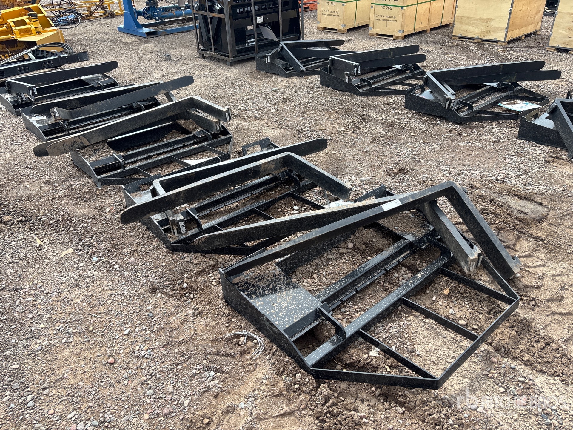 Quantity of (6) 2026 Mower King SA Skid Steer Forks (Unused)