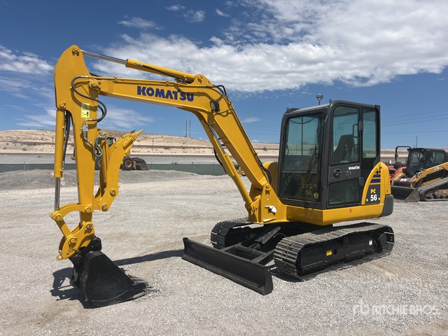 2019 Komatsu PC56-7 Mini Excavator
