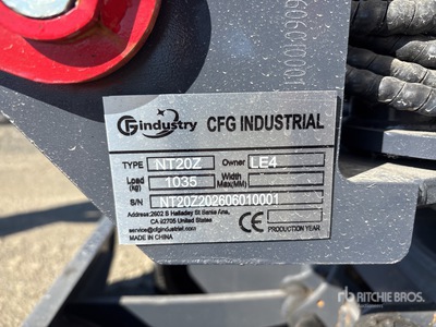 2026 CFG NT20Z Mini Excavator (Unused)