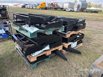 Quantity of (12) 2026 Mower King SA 48 in Skid Steer Forks (Unused)