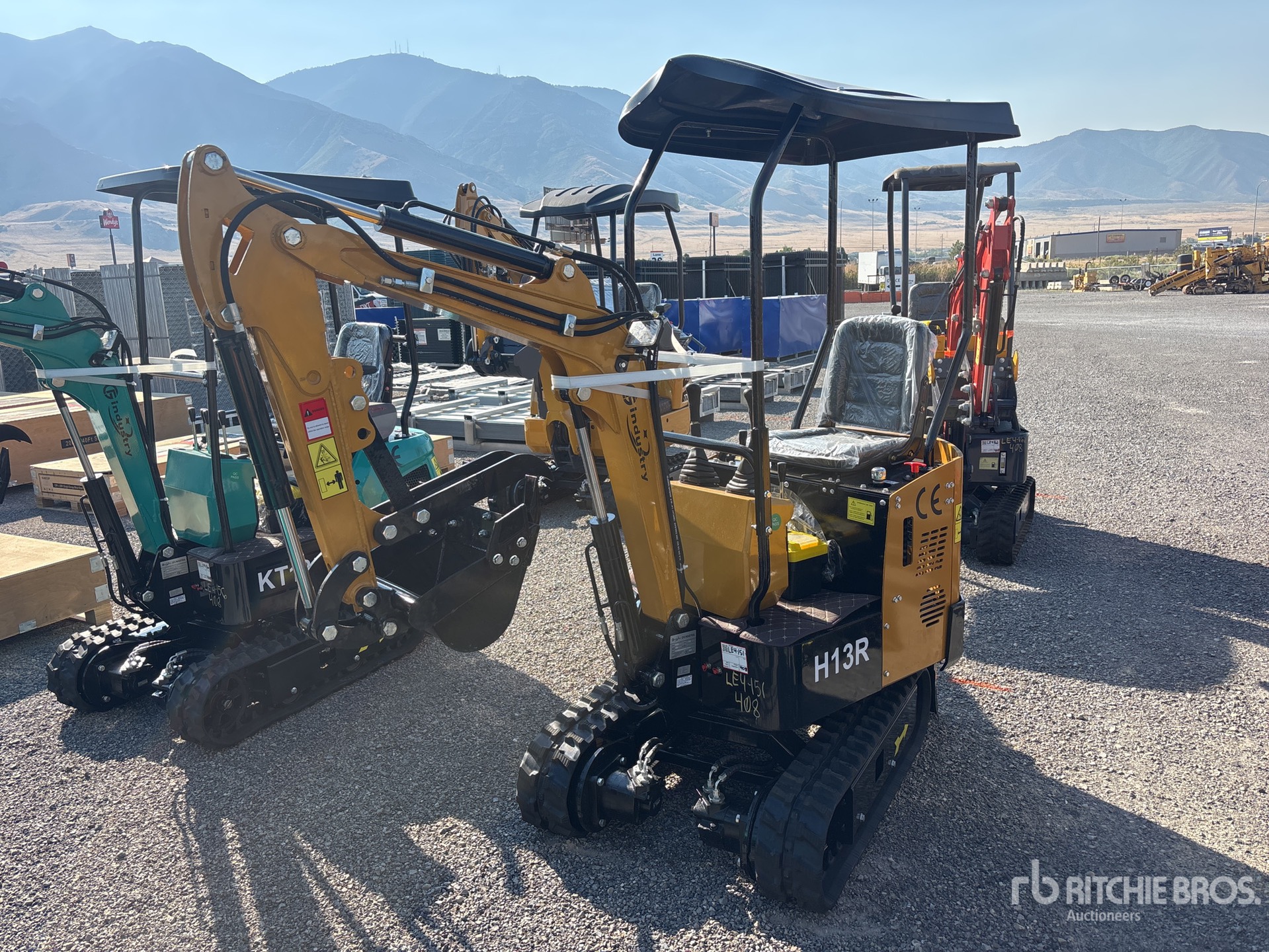 2026 CFG H13R Mini Excavator (Unused)